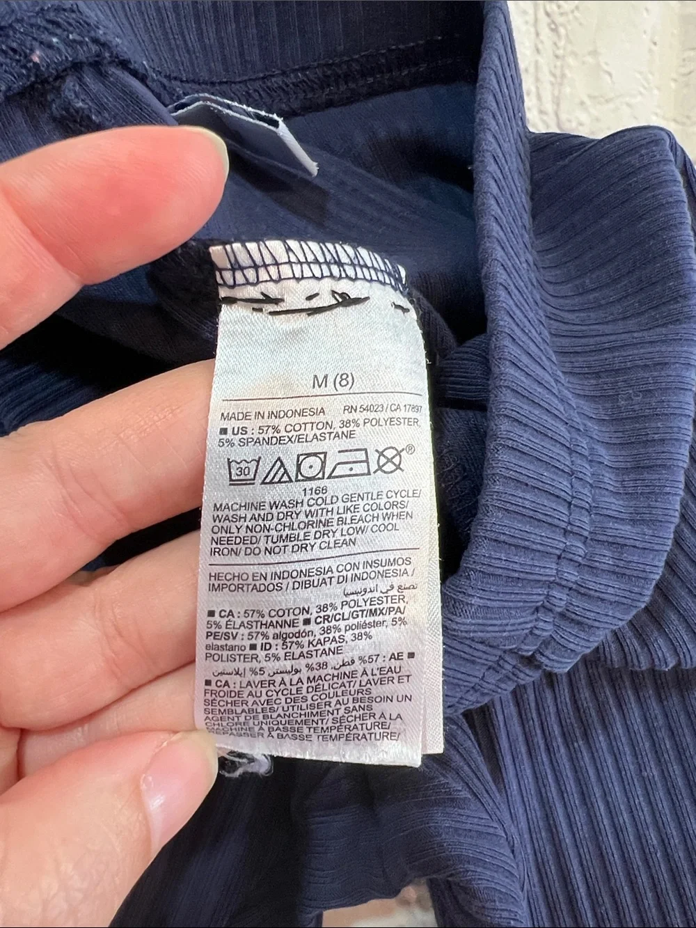 🌸 Old Navy Blue Ribbed Leggings
